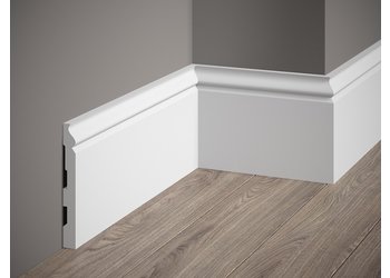 Lijst & Ornament Plint MD360 (137 x 18 mm), lengte 2 m