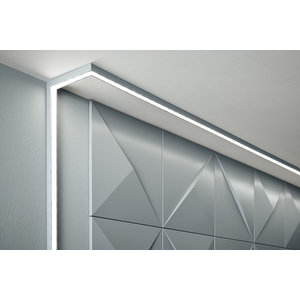 NMC Wallstyl IL12 (20 x 25 mm), HDPS, lengte 2 m. Incl. Diffusor.