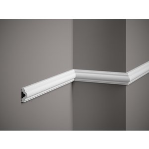 Lijst & Ornament Sierlijst Plint MD002 – Afwerklijst lambrisering (40x18mm) | Lengte 2 meter
