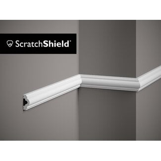 Lijst & Ornament Plint MD002 (40 x 18 mm), lengte 2 m