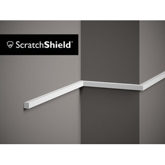 Lijst & Ornament Plint MD010 (15 x 15 mm), lengte 2 m