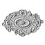 Grand Decor Rozet R119 diameter 74 x 48,5 cm