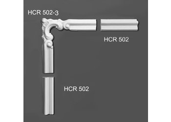 Grand Decor HCR502-3 hoekbochten (107 x 107 mm), polyurethaan, set (4 hoeken)