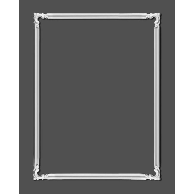 Grand Decor HCR502-3 hoekbochten (107 x 107 mm), polyurethaan, set (4 hoeken)