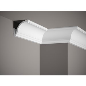 Lijst & Ornament MD161 (92 x 83 mm), lengte 2 m, HDPS - LED sierlijst voor indirecte verlichting