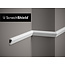 Lijst & Ornament Plint MD255 (39 x 20 mm), lengte 2 m