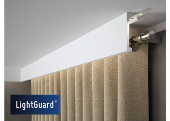 Lijst & Ornament Gordijnkoof kopen? QL026 voor strakke montage zonder boren