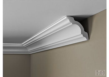 Homestar Bestel de K80 piepschuim sierlijst plafond (80x80 mm, 2 m). Lichtgewicht, eenvoudig te plaatsen en ideaal als kooflijst of plafondplint. Voordelig resultaat!