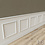 Lijst & Ornament Sierlijst Plint MD002 – Afwerklijst lambrisering (40x18mm) | Lengte 2 meter