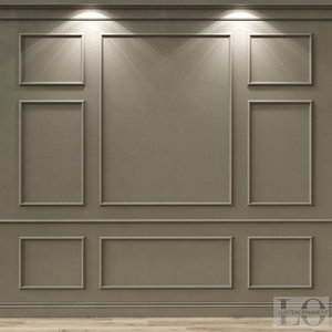 Lijst & Ornament Sierlijst Plint MD002 – Afwerklijst lambrisering (40x18mm) | Lengte 2 meter