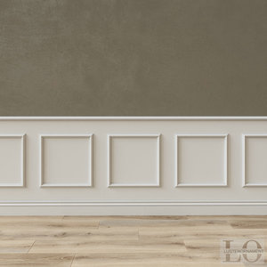 Lijst & Ornament Sierlijst Plint MD002 – Afwerklijst lambrisering (40x18mm) | Lengte 2 meter