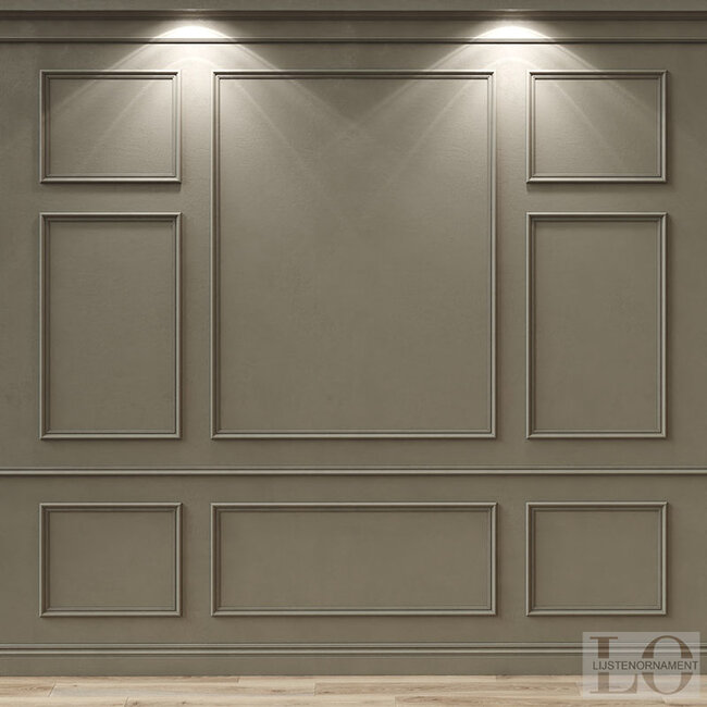 Lijst & Ornament Plint MD325 (41 x 15 mm), HDPS, lengte 2 m