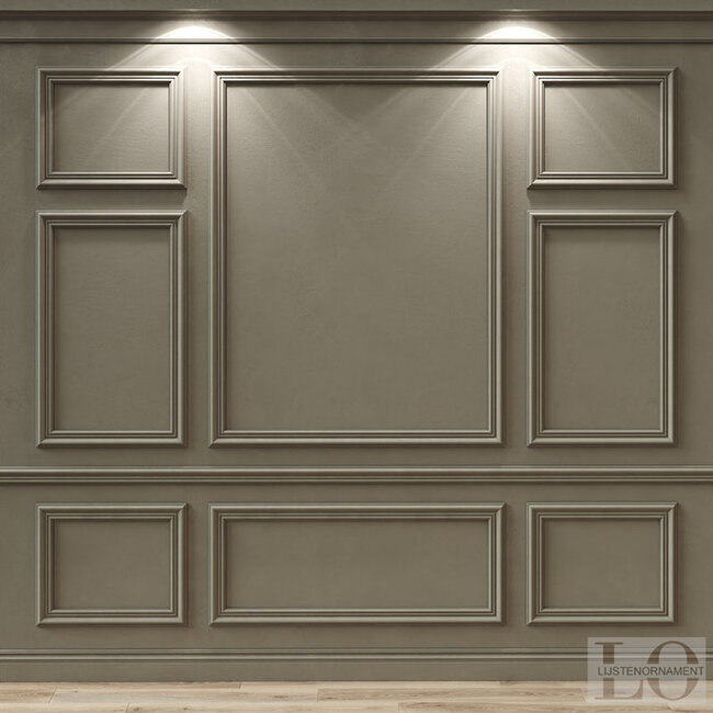 Grand Decor CR952 / M218 (80 x 21 mm), polurethaan,  lengte 2 m
