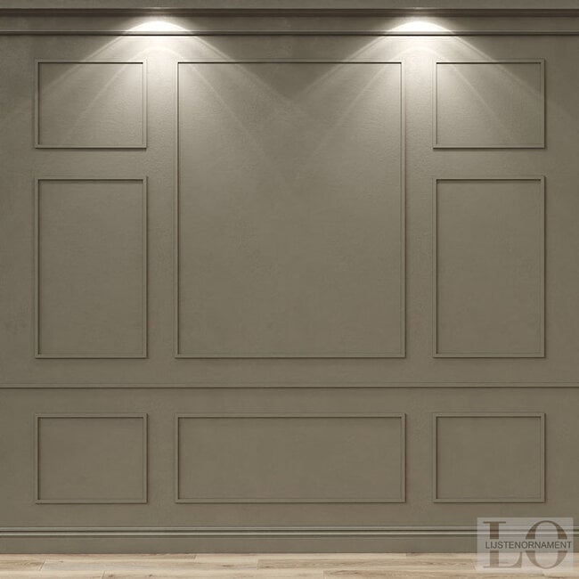 Lijst & Ornament Plint MD012 (20 x 5 mm), lengte 2 m