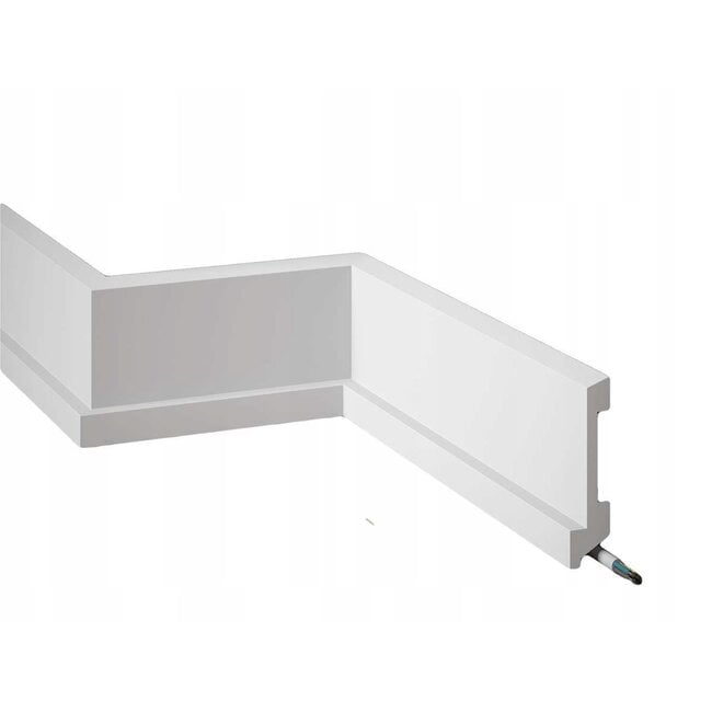 Lijst & Ornament Plint MD025 LED (110 x 27 mm), lengte 2 m