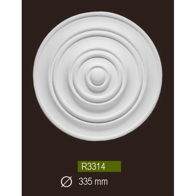 Bovelacci Classicstyl R3314 Rozet diameter 33,5 cm - R14