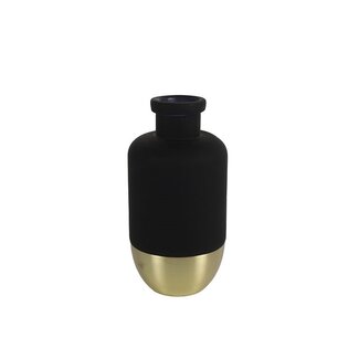 Countryfield Fles Naomi S zwart/goud-L13B13H25CM
