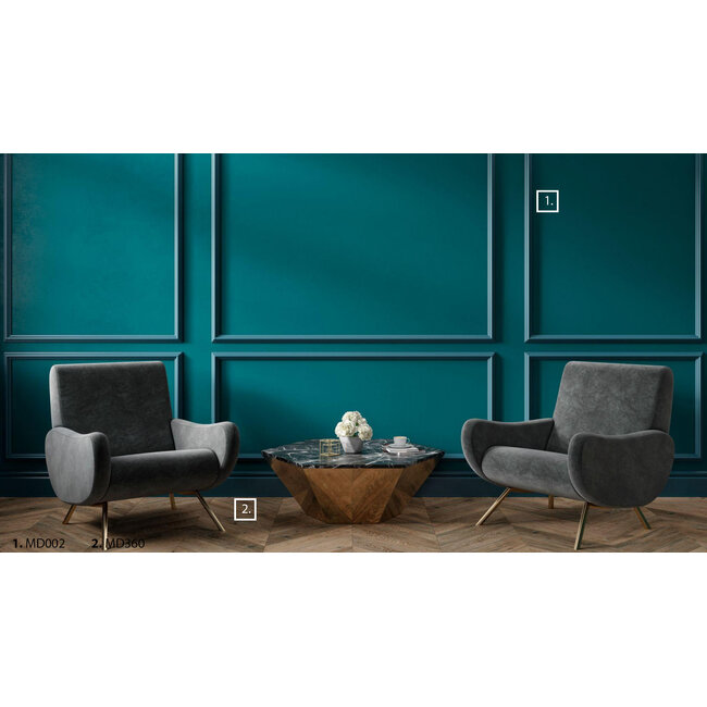 Lijst & Ornament Plint MD360 (137 x 18 mm), lengte 2 m
