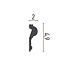 Grand Decor CR873 (49 x 20 mm) polyurethaan, lengte 2 m
