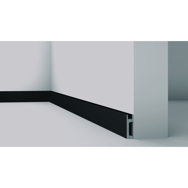 NMC Wallstyl  IL10 BLACK (80 x 23 mm), HDPS, lengte 2 m