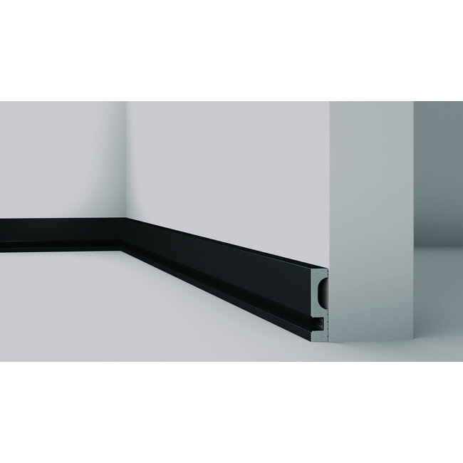 NMC Wallstyl  IL11 BLACK (80 x 20 mm), HDPS, lengte 2 m