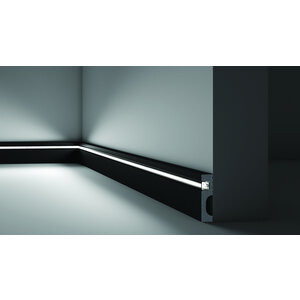 NMC Wallstyl  IL11 BLACK (80 x 20 mm), HDPS, lengte 2 m