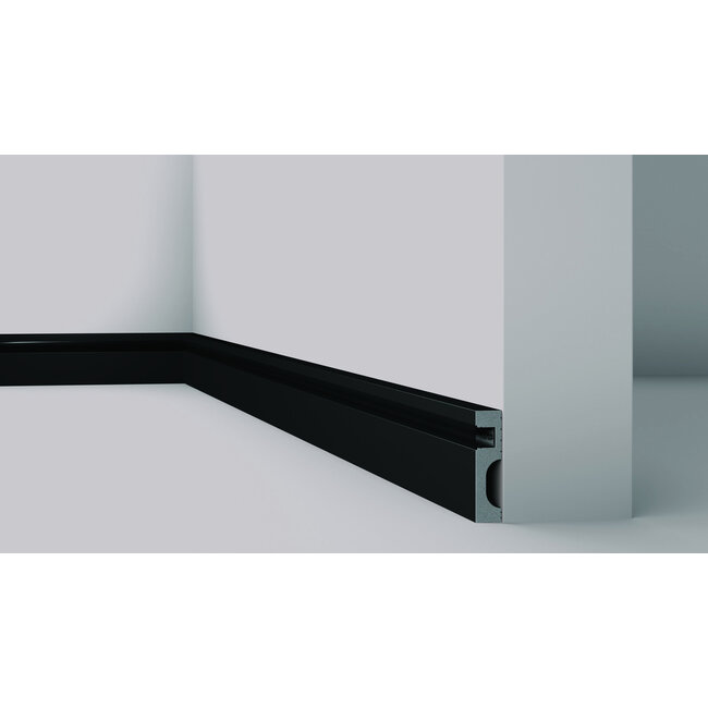 NMC Wallstyl  IL11 BLACK (80 x 20 mm), HDPS, lengte 2 m