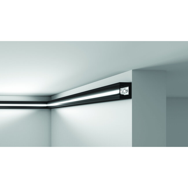 NMC Wallstyl IL12 BLACK (20 x 25 mm), HDPS, lengte 2 m