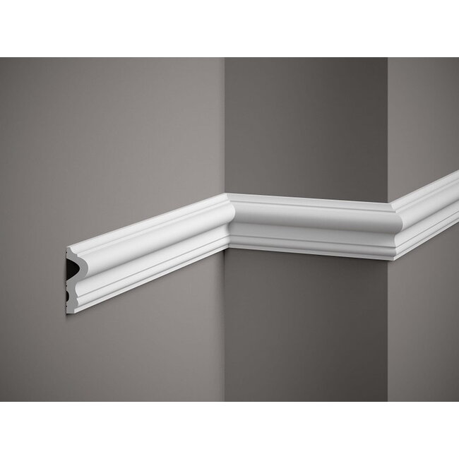 Lijst & Ornament Plint MD346 (61 x 23 mm), lengte 2 m