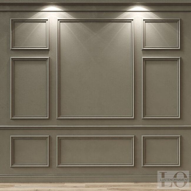 Lijst & Ornament Plint MD346 (61 x 23 mm), lengte 2 m