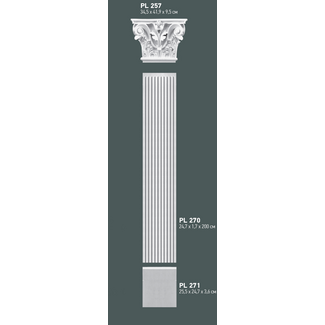 Grand Decor Pilaster set PL271 + PL270 + PL257, hoogte 260 cm