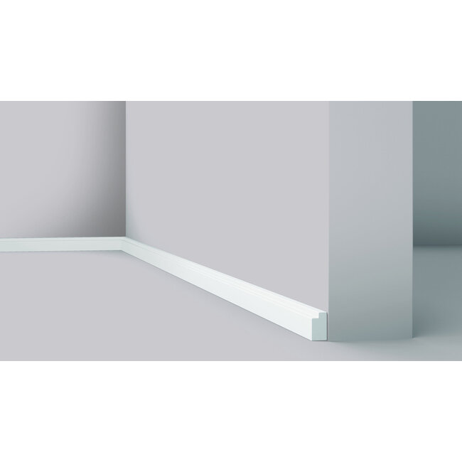 NMC Eindprofiel Wallstyl FL11 (25 x 14,5 mm), lengte 2 m