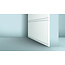 NMC Eindprofiel Wallstyl FL11 (25 x 14,5 mm), lengte 2 m