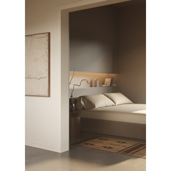 NMC Eindprofiel Wallstyl FL11 (25 x 14,5 mm), lengte 2 m