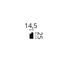 NMC Eindprofiel Wallstyl FL11 (25 x 14,5 mm), lengte 2 m