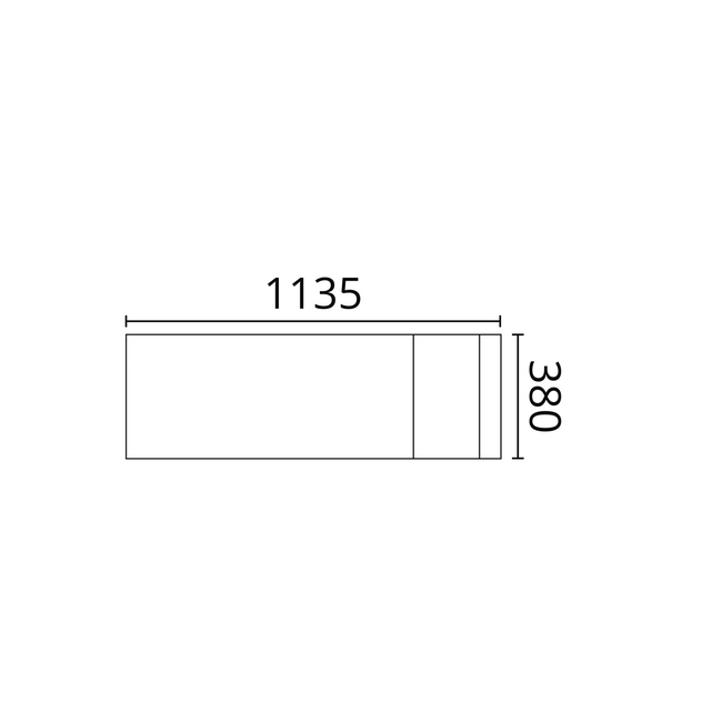 NMC 3D Wallpanel Scuretto, 38 cm breed, lengte 113,5 cm