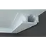 Tesori KD409 LED Lichtkoof Plafond 250x120 mm – Koof geschikt voor Spotjes en LEDstrip (1,15 m)