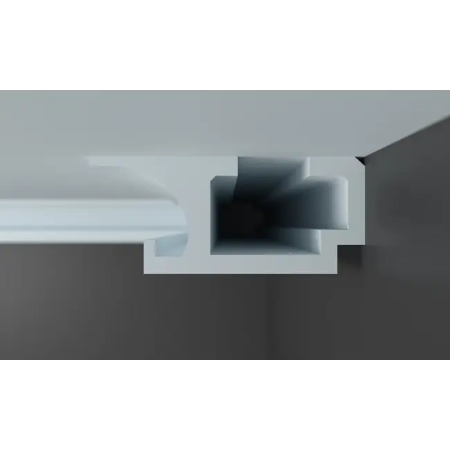 Tesori KD409 LED Lichtkoof Plafond 250x120 mm – Koof geschikt voor Spotjes en LEDstrip (1,15 m)
