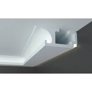 Tesori KD409 LED Lichtkoof Plafond 250x120 mm – Koof geschikt voor Spotjes en LEDstrip (1,15 m)