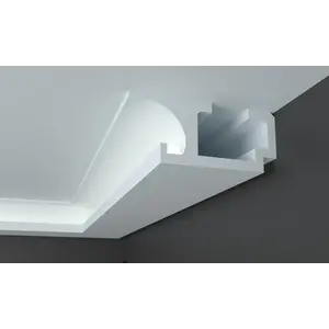 Tesori KD409 LED Lichtkoof Plafond 250x120 mm – Koof geschikt voor Spotjes en LEDstrip (1,15 m)