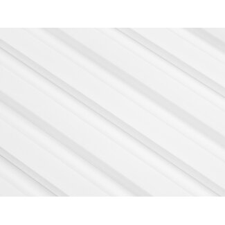 Lijst & Ornament Wall Panel L0301T LAMELLI LARGO | 11,5 cm breed | lengte 2 meter | Wit