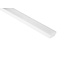 Lijst & Ornament Eindstuk links van het LAMELLI MEDIO paneel | L0201LT | Wit | 200 x 2,8 x 1,2 cm