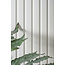 Lijst & Ornament Wall Panel L0201T LAMELLI MEDIO | 12,1 cm breed | lengte 2 meter | Wit
