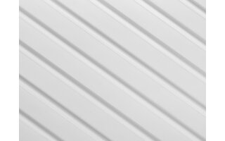 Lijst & Ornament Wall Panel L0201T LAMELLI MEDIO | 12,1 cm breed | lengte 2 meter | Wit