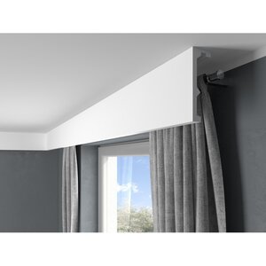 Lijst & Ornament Grote gordijnkoof QL056 voor plafond en hoge ruimtes