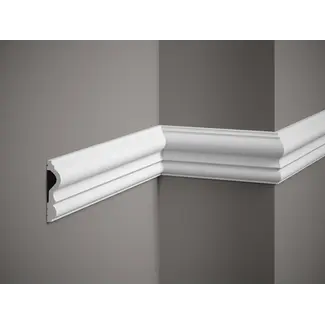 Lijst & Ornament Plint MD338 (80 x 21 mm), lengte 2 m