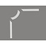 Lijst & Ornament MD318-10 hoekbochten (132 x 132 mm), set (4 hoeken)