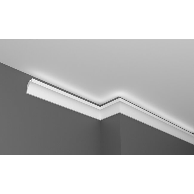 Tesori KD412 (100 x 70 mm), lengte 1,15 m, LED sierlijst voor indirecte verlichting EPS