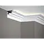 Lijst & Ornament QL025 Multi Plint (110 x 60 mm), HDPS, lengte 2 m