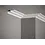 Lijst & Ornament QL024 Multi Plint (85 x 30 mm), HDPS, lengte 2 m
